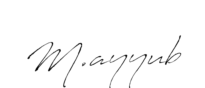 The best way (Antro_Vectra) to make a short signature is to pick only two or three words in your name. The name M.ayyub include a total of six letters. For converting this name. M.ayyub signature style 6 images and pictures png