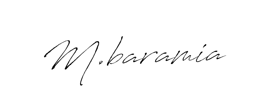 You should practise on your own different ways (Antro_Vectra) to write your name (M.baramia) in signature. don't let someone else do it for you. M.baramia signature style 6 images and pictures png