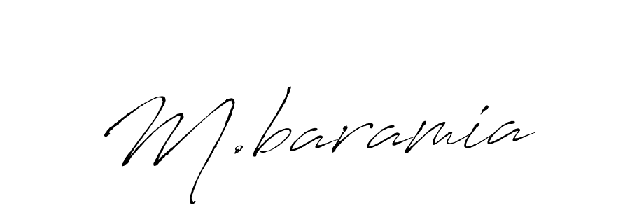 if you are searching for the best signature style for your name M.baramia. so please give up your signature search. here we have designed multiple signature styles  using Antro_Vectra. M.baramia signature style 6 images and pictures png