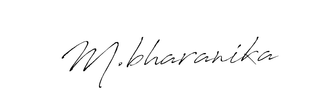 Also You can easily find your signature by using the search form. We will create M.bharanika name handwritten signature images for you free of cost using Antro_Vectra sign style. M.bharanika signature style 6 images and pictures png