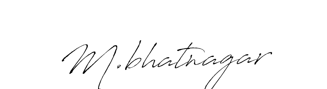 How to Draw M.bhatnagar signature style? Antro_Vectra is a latest design signature styles for name M.bhatnagar. M.bhatnagar signature style 6 images and pictures png