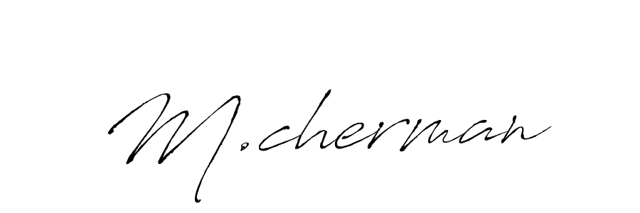 Best and Professional Signature Style for M.cherman. Antro_Vectra Best Signature Style Collection. M.cherman signature style 6 images and pictures png