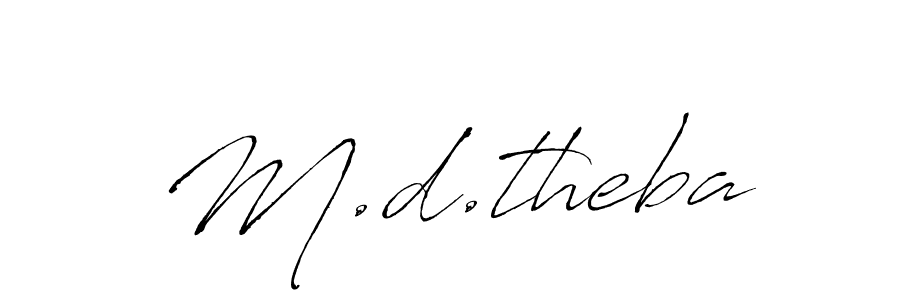 You should practise on your own different ways (Antro_Vectra) to write your name (M.d.theba) in signature. don't let someone else do it for you. M.d.theba signature style 6 images and pictures png
