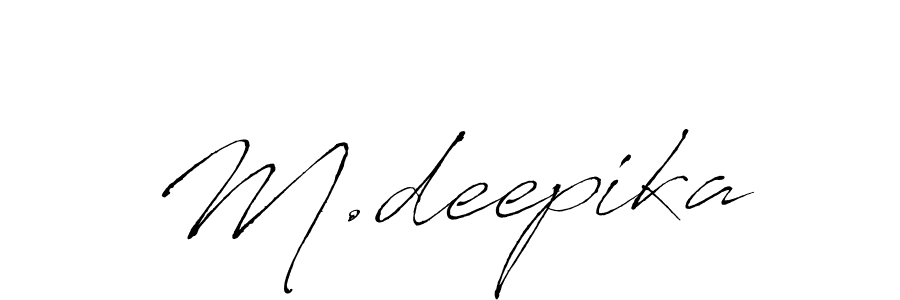 It looks lik you need a new signature style for name M.deepika. Design unique handwritten (Antro_Vectra) signature with our free signature maker in just a few clicks. M.deepika signature style 6 images and pictures png