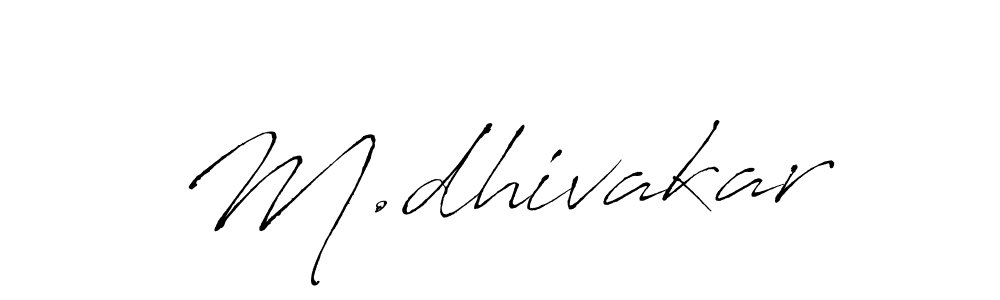 Check out images of Autograph of M.dhivakar name. Actor M.dhivakar Signature Style. Antro_Vectra is a professional sign style online. M.dhivakar signature style 6 images and pictures png