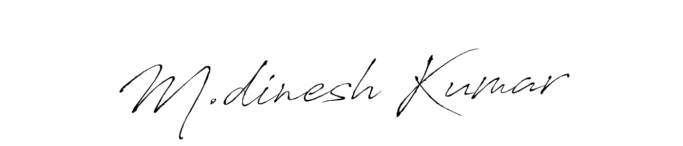 You can use this online signature creator to create a handwritten signature for the name M.dinesh Kumar. This is the best online autograph maker. M.dinesh Kumar signature style 6 images and pictures png