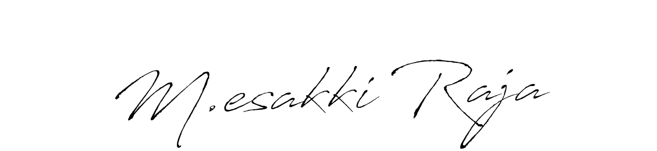 Also we have M.esakki Raja name is the best signature style. Create professional handwritten signature collection using Antro_Vectra autograph style. M.esakki Raja signature style 6 images and pictures png