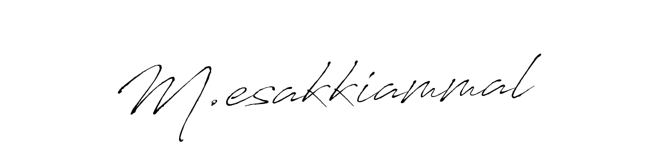 Also You can easily find your signature by using the search form. We will create M.esakkiammal name handwritten signature images for you free of cost using Antro_Vectra sign style. M.esakkiammal signature style 6 images and pictures png