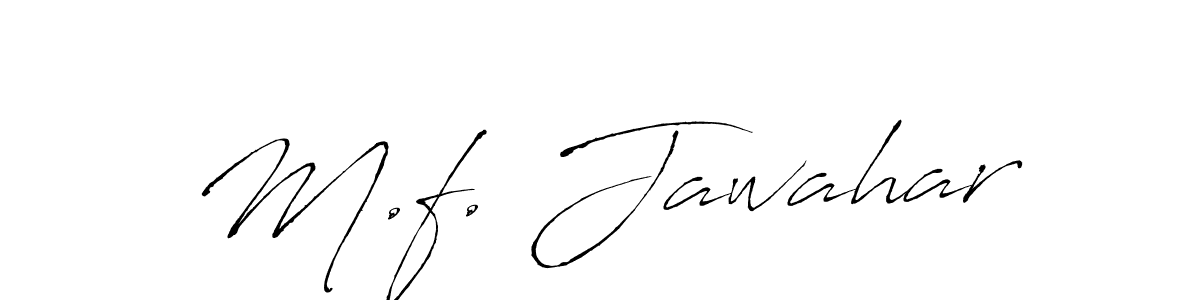 Make a beautiful signature design for name M.f. Jawahar. Use this online signature maker to create a handwritten signature for free. M.f. Jawahar signature style 6 images and pictures png