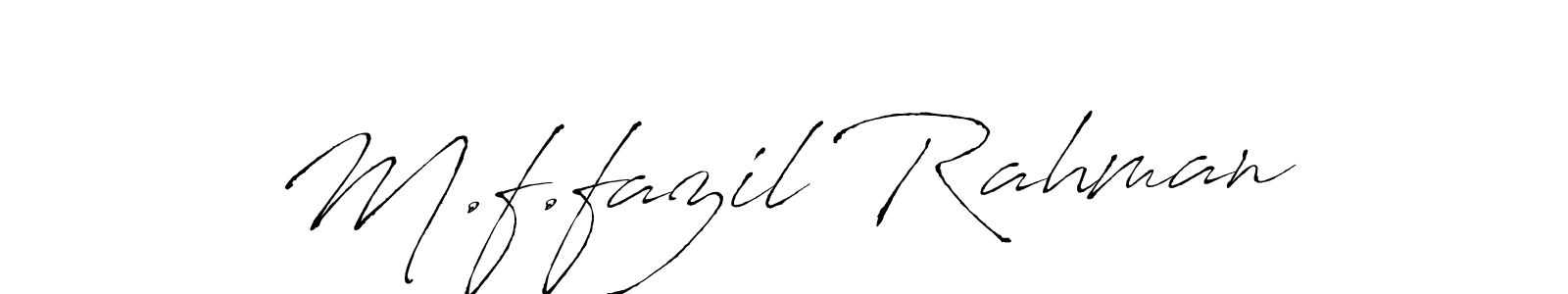 This is the best signature style for the M.f.fazil Rahman name. Also you like these signature font (Antro_Vectra). Mix name signature. M.f.fazil Rahman signature style 6 images and pictures png