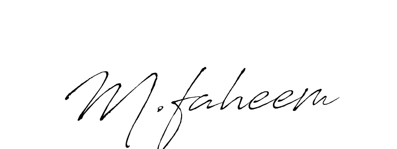 How to Draw M.faheem signature style? Antro_Vectra is a latest design signature styles for name M.faheem. M.faheem signature style 6 images and pictures png
