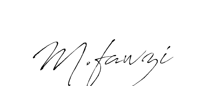 Best and Professional Signature Style for M.fawzi. Antro_Vectra Best Signature Style Collection. M.fawzi signature style 6 images and pictures png