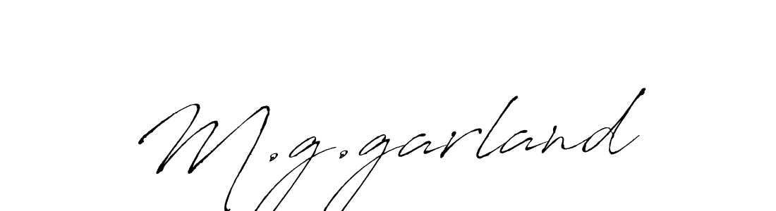 This is the best signature style for the M.g.garland name. Also you like these signature font (Antro_Vectra). Mix name signature. M.g.garland signature style 6 images and pictures png