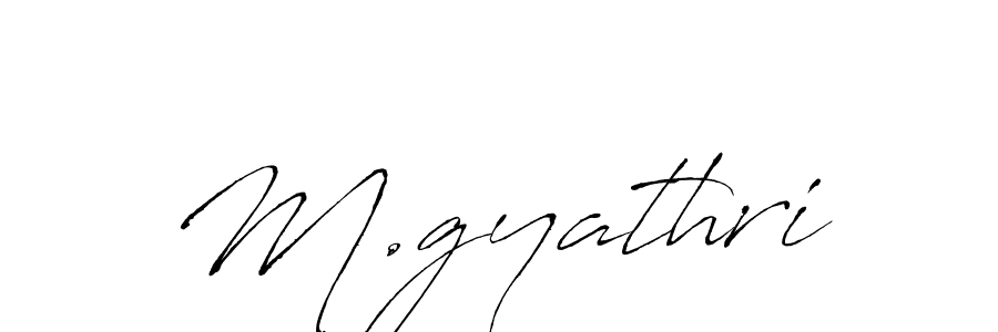 Also You can easily find your signature by using the search form. We will create M.gyathri name handwritten signature images for you free of cost using Antro_Vectra sign style. M.gyathri signature style 6 images and pictures png