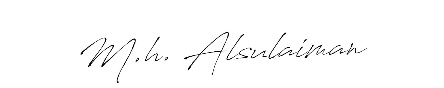 Best and Professional Signature Style for M.h. Alsulaiman. Antro_Vectra Best Signature Style Collection. M.h. Alsulaiman signature style 6 images and pictures png