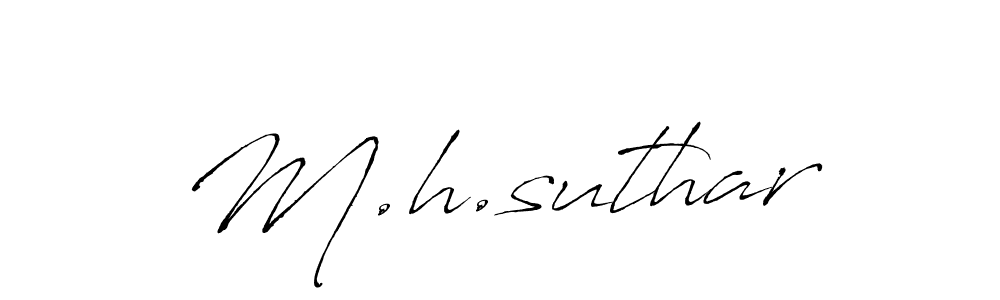 You should practise on your own different ways (Antro_Vectra) to write your name (M.h.suthar) in signature. don't let someone else do it for you. M.h.suthar signature style 6 images and pictures png