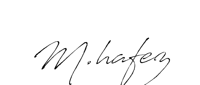 Create a beautiful signature design for name M.hafez. With this signature (Antro_Vectra) fonts, you can make a handwritten signature for free. M.hafez signature style 6 images and pictures png