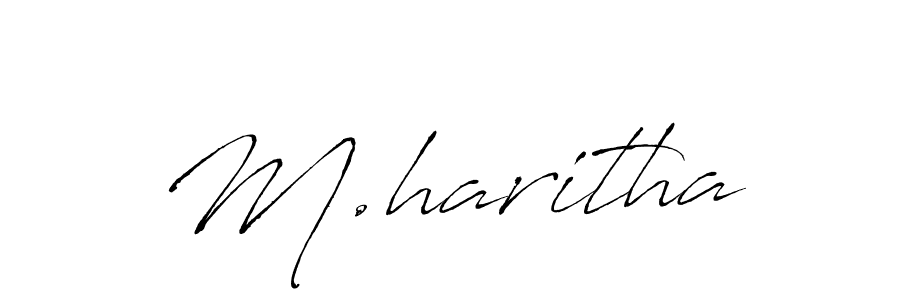Similarly Antro_Vectra is the best handwritten signature design. Signature creator online .You can use it as an online autograph creator for name M.haritha. M.haritha signature style 6 images and pictures png