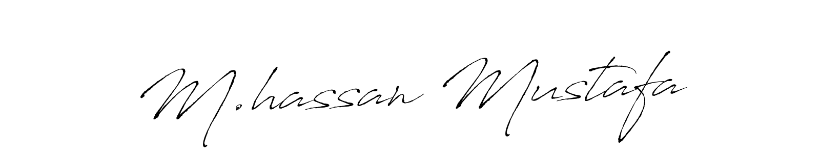 This is the best signature style for the M.hassan Mustafa name. Also you like these signature font (Antro_Vectra). Mix name signature. M.hassan Mustafa signature style 6 images and pictures png