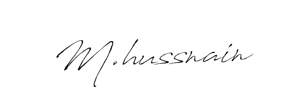 Also You can easily find your signature by using the search form. We will create M.hussnain name handwritten signature images for you free of cost using Antro_Vectra sign style. M.hussnain signature style 6 images and pictures png