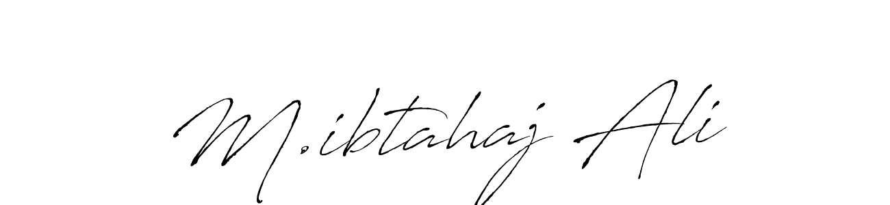 This is the best signature style for the M.ibtahaj Ali name. Also you like these signature font (Antro_Vectra). Mix name signature. M.ibtahaj Ali signature style 6 images and pictures png