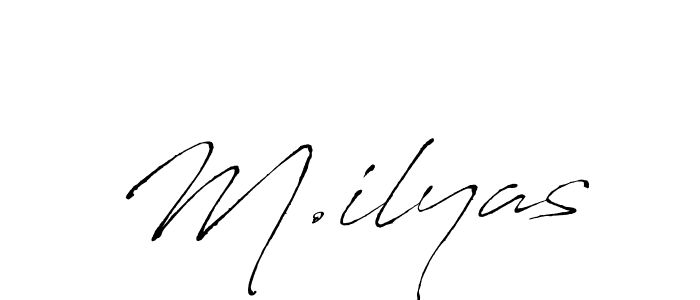 How to Draw M.ilyas signature style? Antro_Vectra is a latest design signature styles for name M.ilyas. M.ilyas signature style 6 images and pictures png