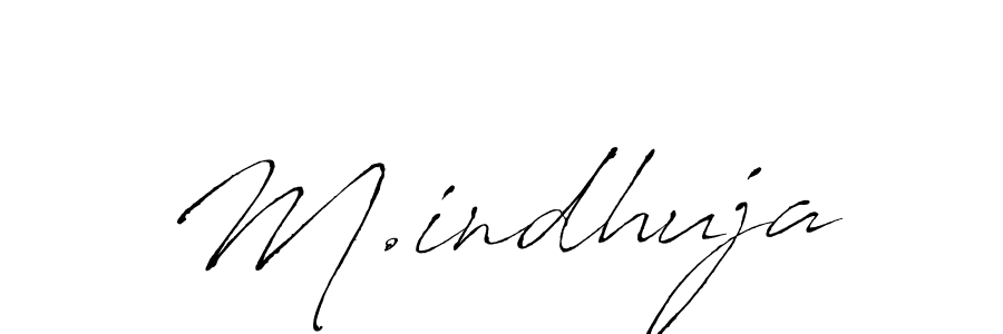 Similarly Antro_Vectra is the best handwritten signature design. Signature creator online .You can use it as an online autograph creator for name M.indhuja. M.indhuja signature style 6 images and pictures png