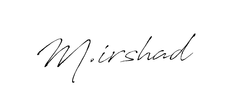 You can use this online signature creator to create a handwritten signature for the name M.irshad. This is the best online autograph maker. M.irshad signature style 6 images and pictures png