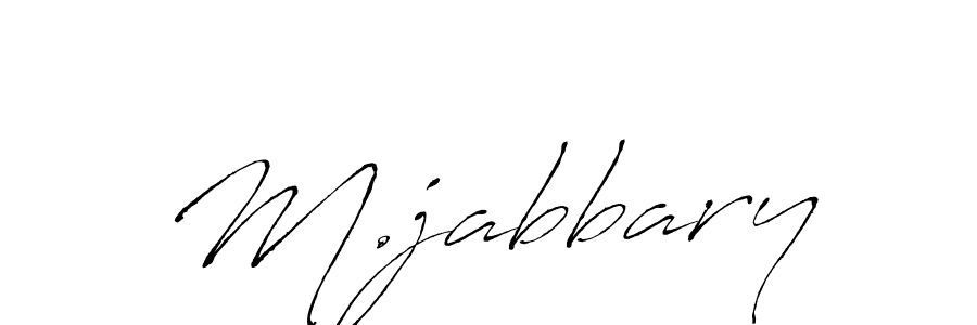 Use a signature maker to create a handwritten signature online. With this signature software, you can design (Antro_Vectra) your own signature for name M.jabbary. M.jabbary signature style 6 images and pictures png