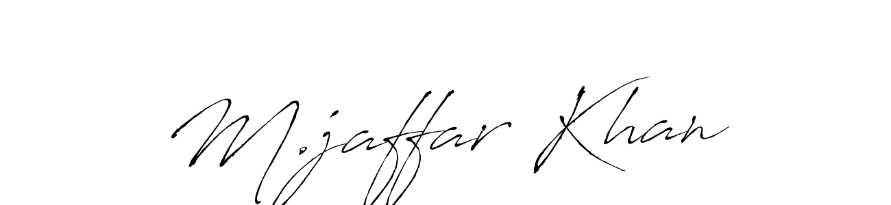 M.jaffar Khan stylish signature style. Best Handwritten Sign (Antro_Vectra) for my name. Handwritten Signature Collection Ideas for my name M.jaffar Khan. M.jaffar Khan signature style 6 images and pictures png