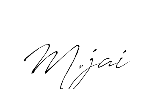 M.jai stylish signature style. Best Handwritten Sign (Antro_Vectra) for my name. Handwritten Signature Collection Ideas for my name M.jai. M.jai signature style 6 images and pictures png