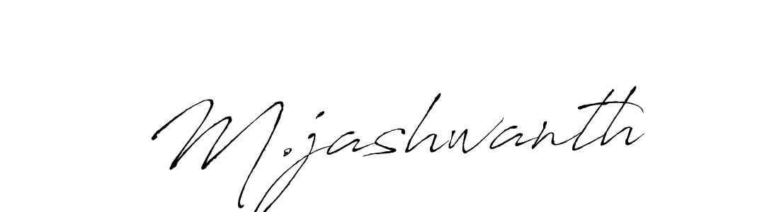 How to make M.jashwanth signature? Antro_Vectra is a professional autograph style. Create handwritten signature for M.jashwanth name. M.jashwanth signature style 6 images and pictures png