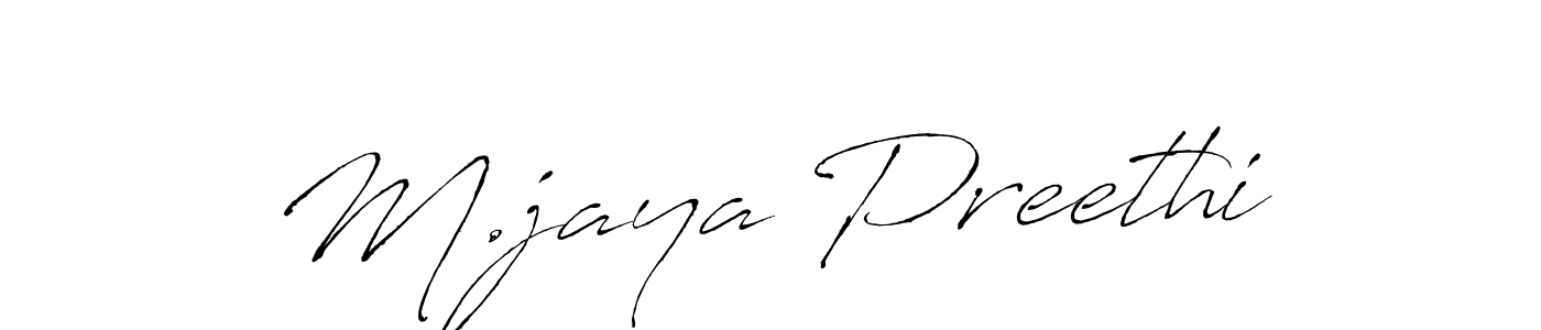 Use a signature maker to create a handwritten signature online. With this signature software, you can design (Antro_Vectra) your own signature for name M.jaya Preethi. M.jaya Preethi signature style 6 images and pictures png