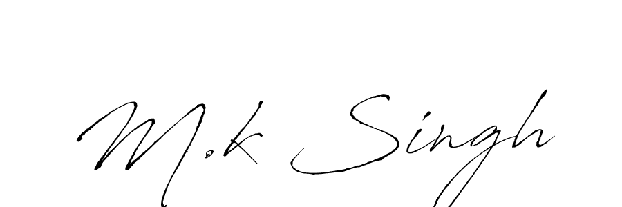 Antro_Vectra is a professional signature style that is perfect for those who want to add a touch of class to their signature. It is also a great choice for those who want to make their signature more unique. Get M.k Singh name to fancy signature for free. M.k Singh signature style 6 images and pictures png