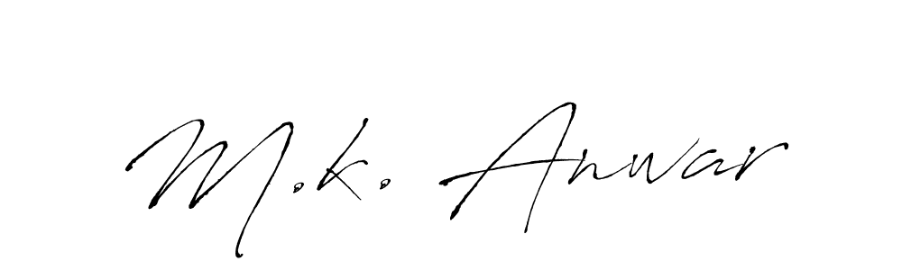 Here are the top 10 professional signature styles for the name M.k. Anwar. These are the best autograph styles you can use for your name. M.k. Anwar signature style 6 images and pictures png