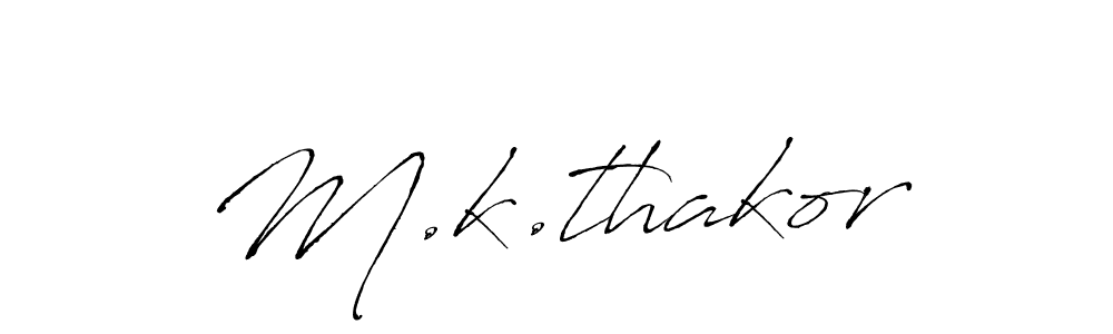 Also You can easily find your signature by using the search form. We will create M.k.thakor name handwritten signature images for you free of cost using Antro_Vectra sign style. M.k.thakor signature style 6 images and pictures png