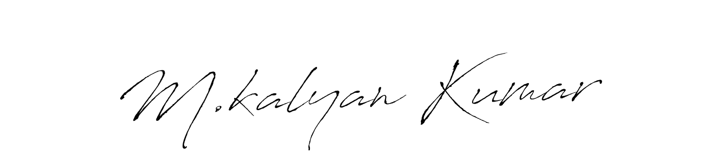 M.kalyan Kumar stylish signature style. Best Handwritten Sign (Antro_Vectra) for my name. Handwritten Signature Collection Ideas for my name M.kalyan Kumar. M.kalyan Kumar signature style 6 images and pictures png