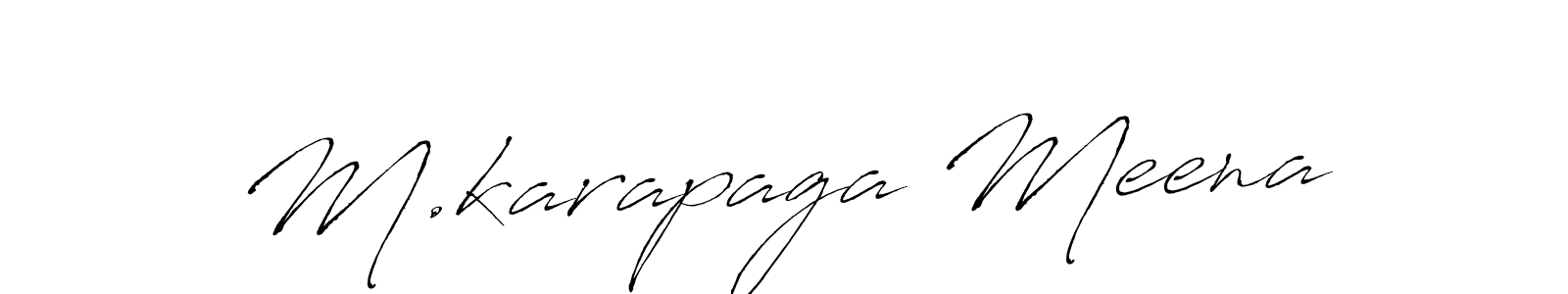 You can use this online signature creator to create a handwritten signature for the name M.karapaga Meena. This is the best online autograph maker. M.karapaga Meena signature style 6 images and pictures png