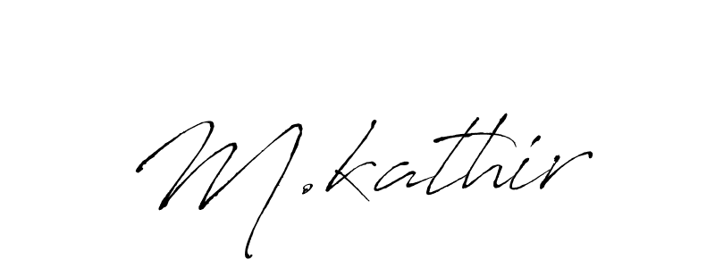 Also You can easily find your signature by using the search form. We will create M.kathir name handwritten signature images for you free of cost using Antro_Vectra sign style. M.kathir signature style 6 images and pictures png