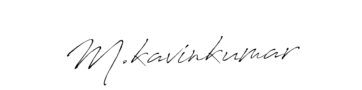 Also You can easily find your signature by using the search form. We will create M.kavinkumar name handwritten signature images for you free of cost using Antro_Vectra sign style. M.kavinkumar signature style 6 images and pictures png