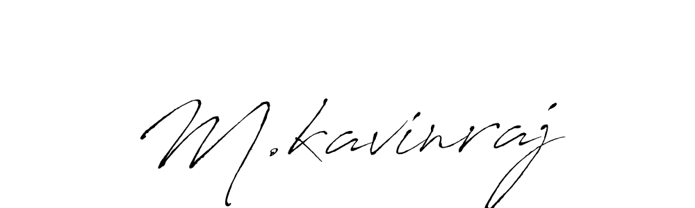Antro_Vectra is a professional signature style that is perfect for those who want to add a touch of class to their signature. It is also a great choice for those who want to make their signature more unique. Get M.kavinraj name to fancy signature for free. M.kavinraj signature style 6 images and pictures png
