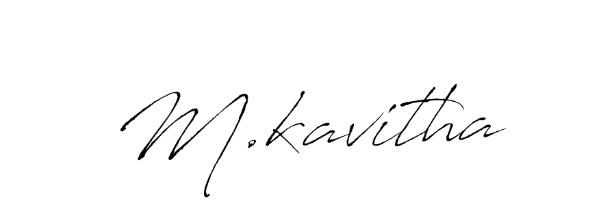 Also we have M.kavitha name is the best signature style. Create professional handwritten signature collection using Antro_Vectra autograph style. M.kavitha signature style 6 images and pictures png