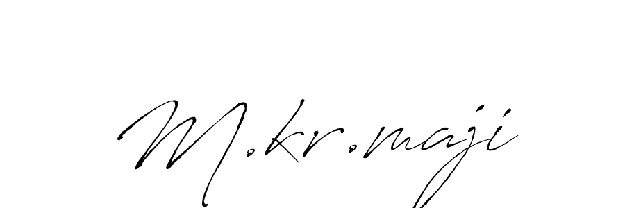 Use a signature maker to create a handwritten signature online. With this signature software, you can design (Antro_Vectra) your own signature for name M.kr.maji. M.kr.maji signature style 6 images and pictures png