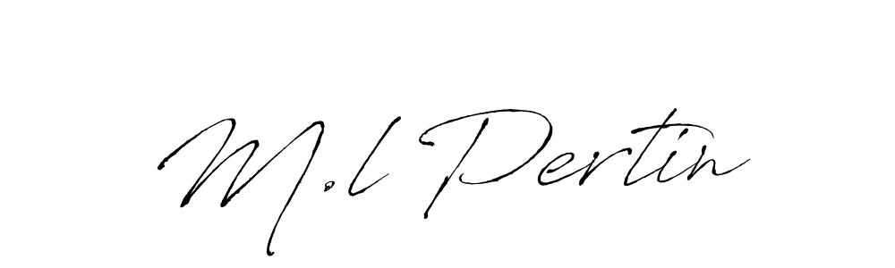 Also You can easily find your signature by using the search form. We will create M.l Pertin name handwritten signature images for you free of cost using Antro_Vectra sign style. M.l Pertin signature style 6 images and pictures png