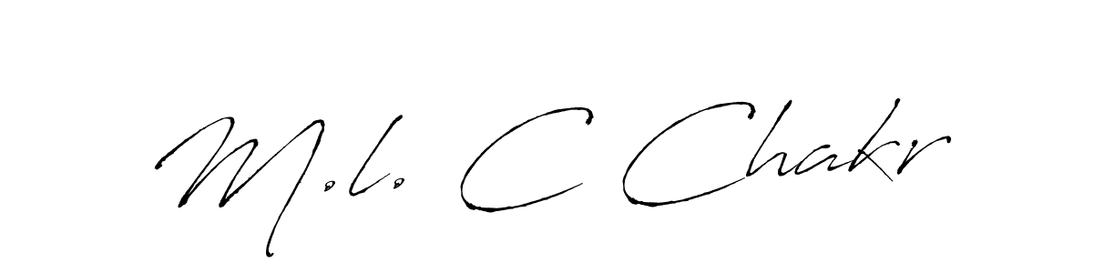 Check out images of Autograph of M.l. C Chakr name. Actor M.l. C Chakr Signature Style. Antro_Vectra is a professional sign style online. M.l. C Chakr signature style 6 images and pictures png