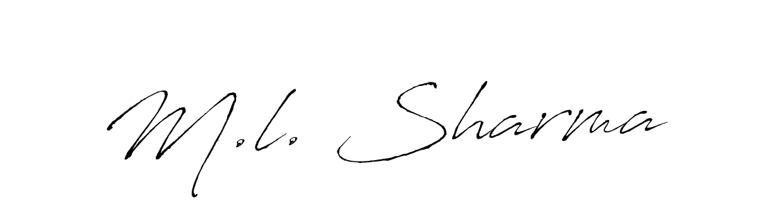 How to Draw M.l. Sharma signature style? Antro_Vectra is a latest design signature styles for name M.l. Sharma. M.l. Sharma signature style 6 images and pictures png