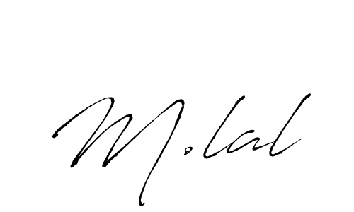 The best way (Antro_Vectra) to make a short signature is to pick only two or three words in your name. The name M.lal include a total of six letters. For converting this name. M.lal signature style 6 images and pictures png