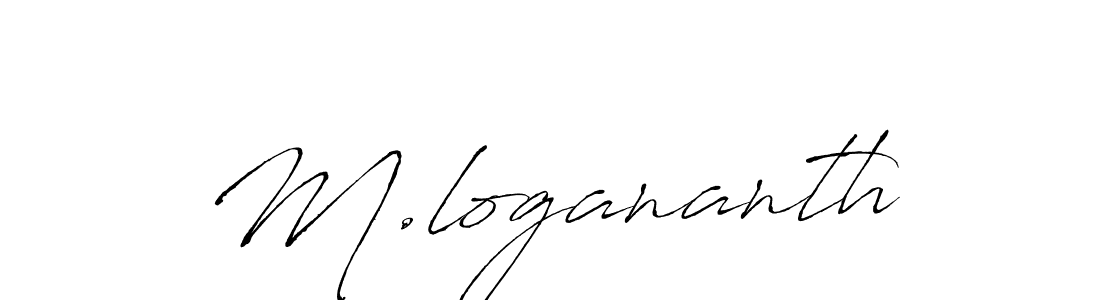 How to Draw M.logananth signature style? Antro_Vectra is a latest design signature styles for name M.logananth. M.logananth signature style 6 images and pictures png