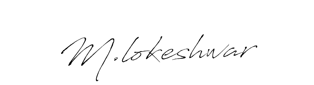 Once you've used our free online signature maker to create your best signature Antro_Vectra style, it's time to enjoy all of the benefits that M.lokeshwar name signing documents. M.lokeshwar signature style 6 images and pictures png