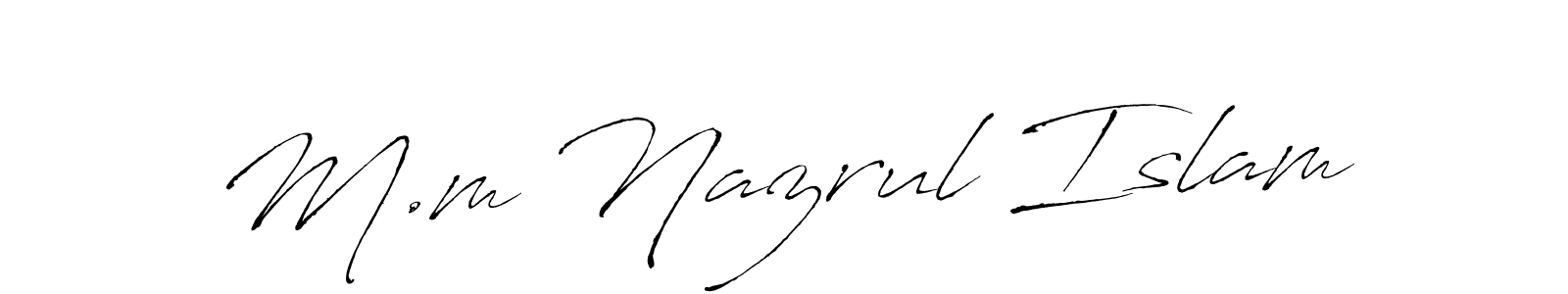 How to Draw M.m Nazrul Islam signature style? Antro_Vectra is a latest design signature styles for name M.m Nazrul Islam. M.m Nazrul Islam signature style 6 images and pictures png